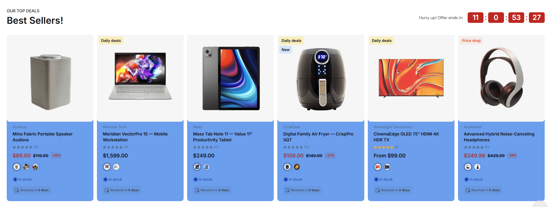 Maximize Theme 1.1.0 separate background on product cards