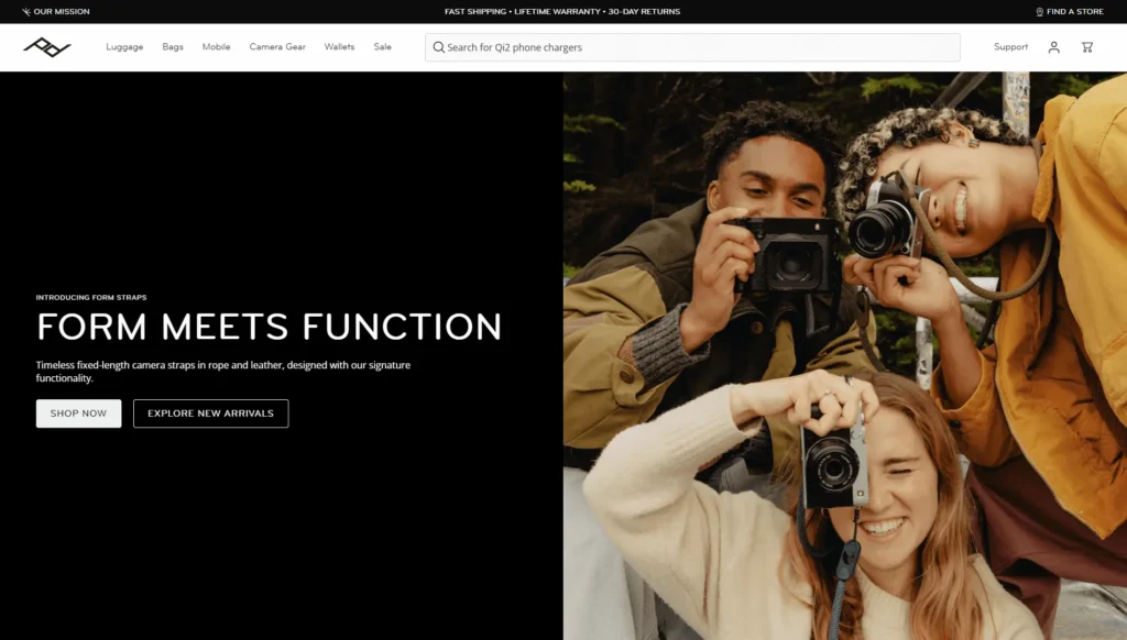 Peak design electronic store