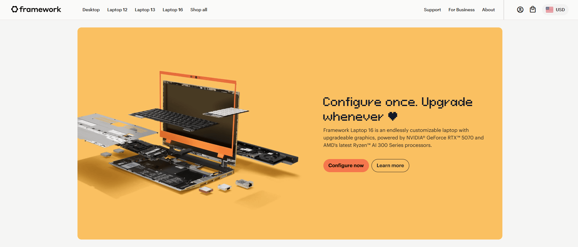 Framework electronic store