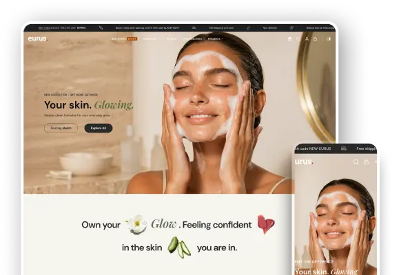 Eurus Shopify theme - Eurus preset for beauty stores