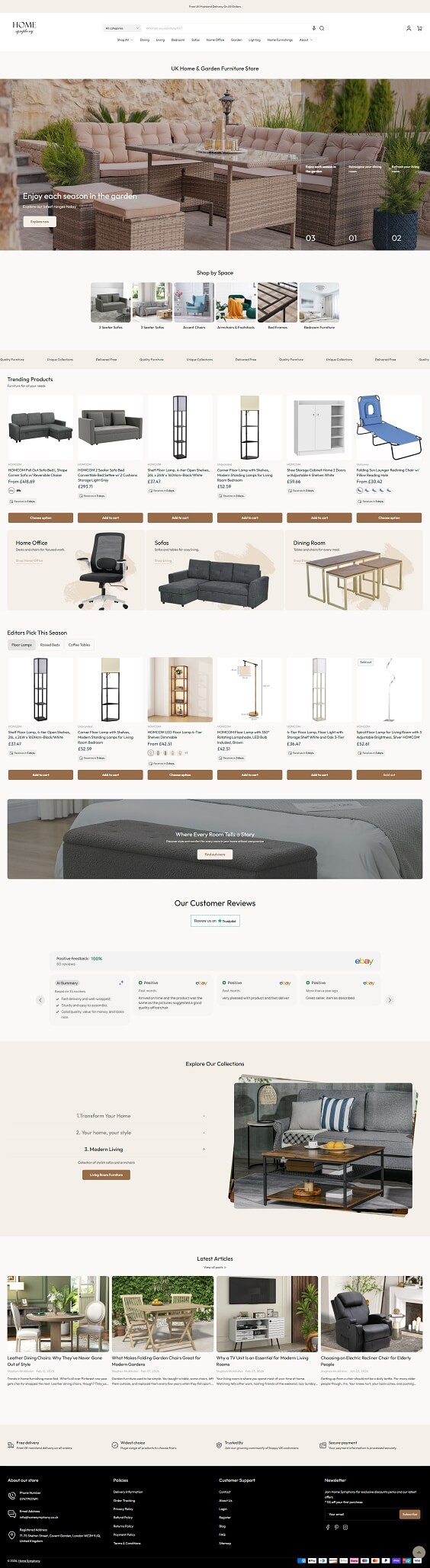 Homesymphony showcase using Maxmize Theme