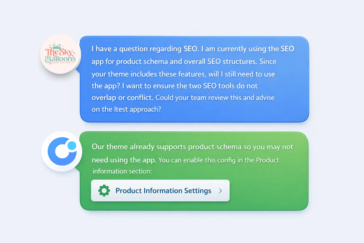 The Sky Balloons using Maximize Theme - The Question