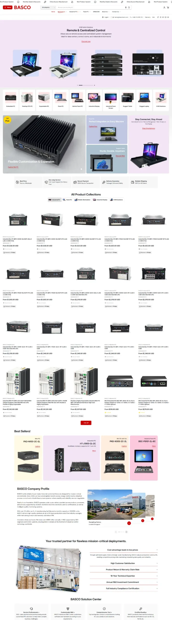 Industrial PC Industrial Panel PC Rugged Tablets BASCO Factory – BASCO Industrial PC scaled