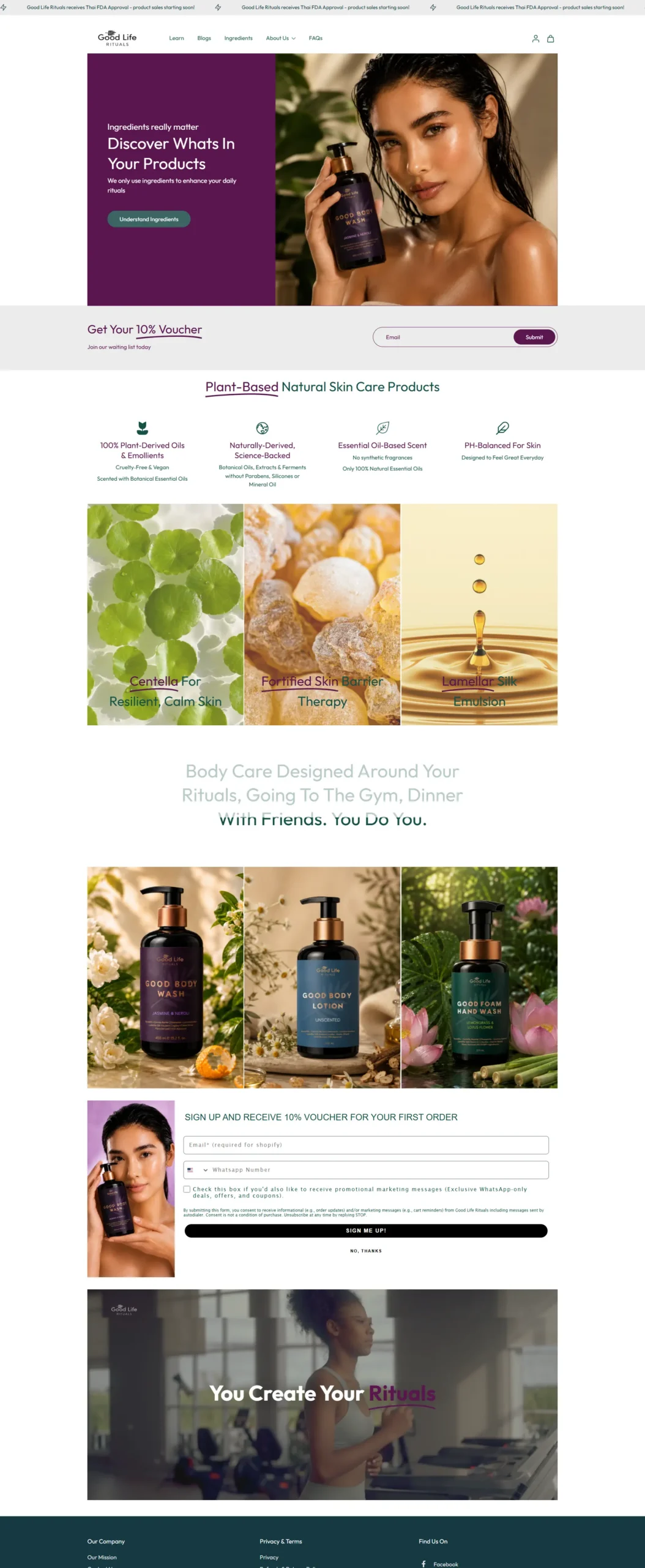 Rituals Good Life Rituals Plant based Skincare 10 Discount now scaled