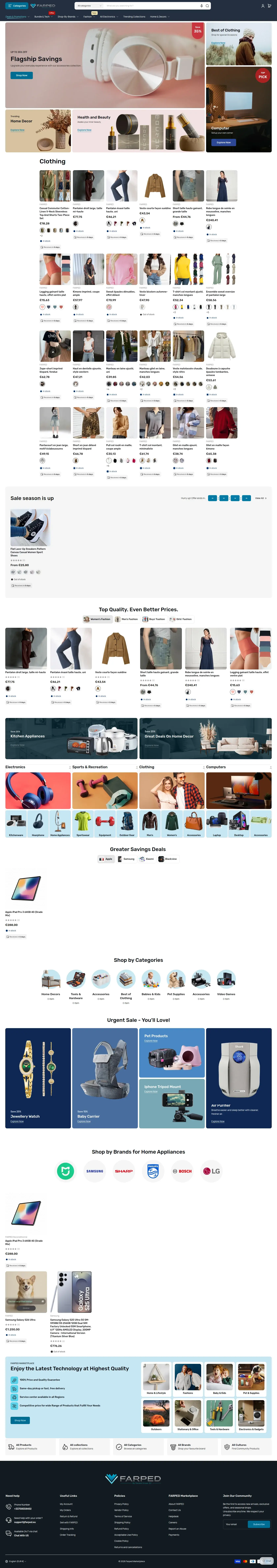 Farped showcase using the Maximize theme