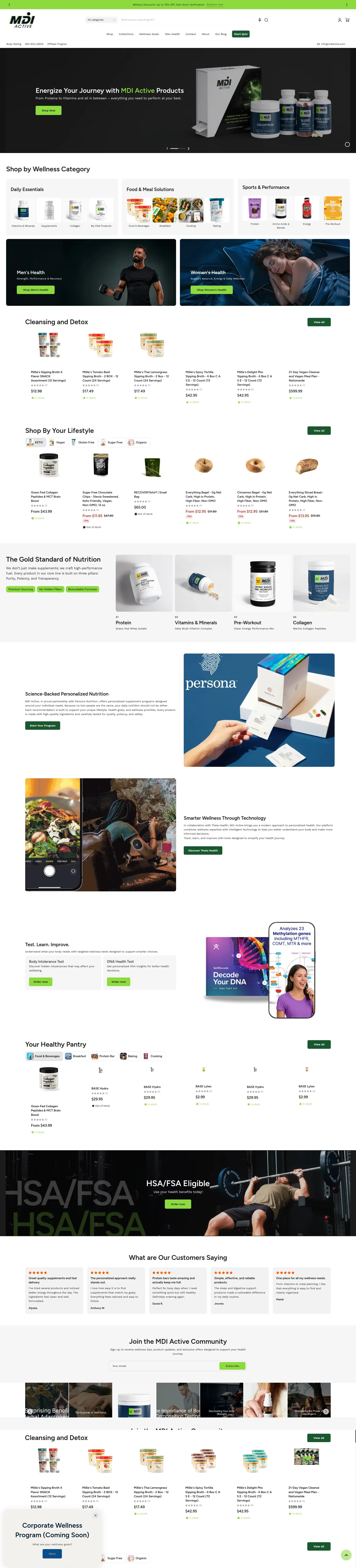 MDI ACTIVE showcase using the Maximize theme