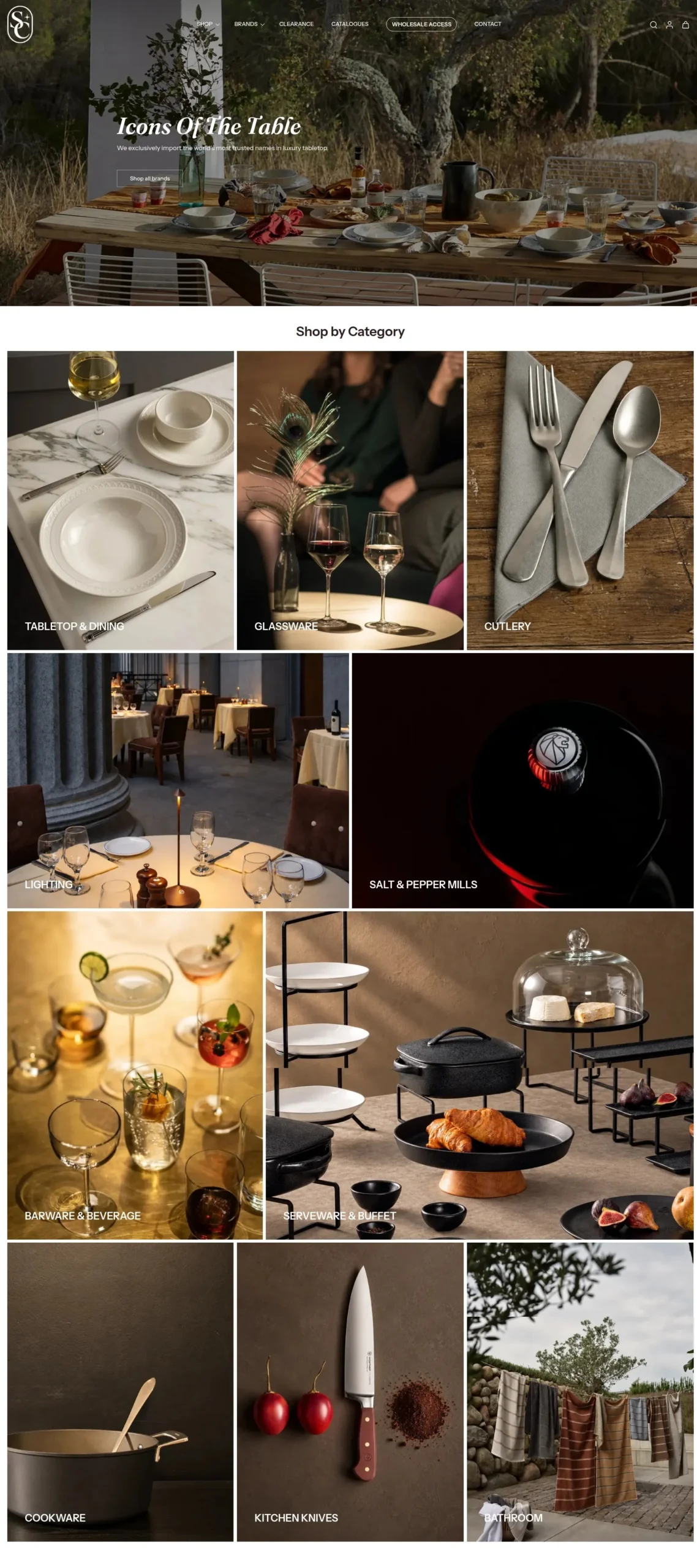 SC Hospitality showcase using the Eurus theme
